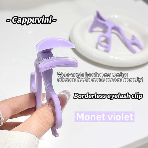 Cappuvini Eyelash Curler, Borderless Toothed Comb, Natural Curling and Eyelash Shaping Wonder, Beginner'S Wide-Angle Eyelash Cur